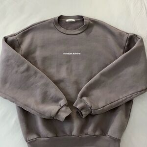 Madhappy Gray Crew Sweatshirt cotton M